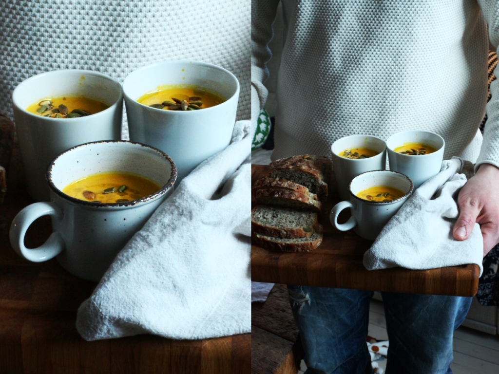 morotssoppa med ingefära i kopp 2